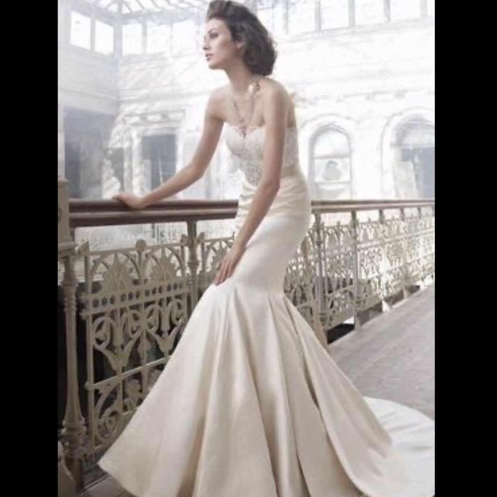 Lazaro Designer Wedding Dress Style 3207 NEW WITH TAGS